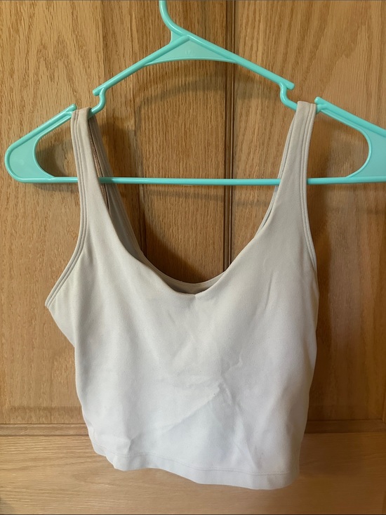 lululemon athletica Tops - lululemon athletica light beige scoop sports bra